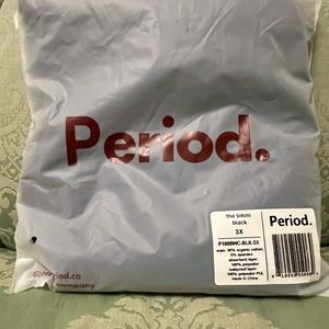 NWT Period absorbing underwear. 3x, black, the bikini, Period